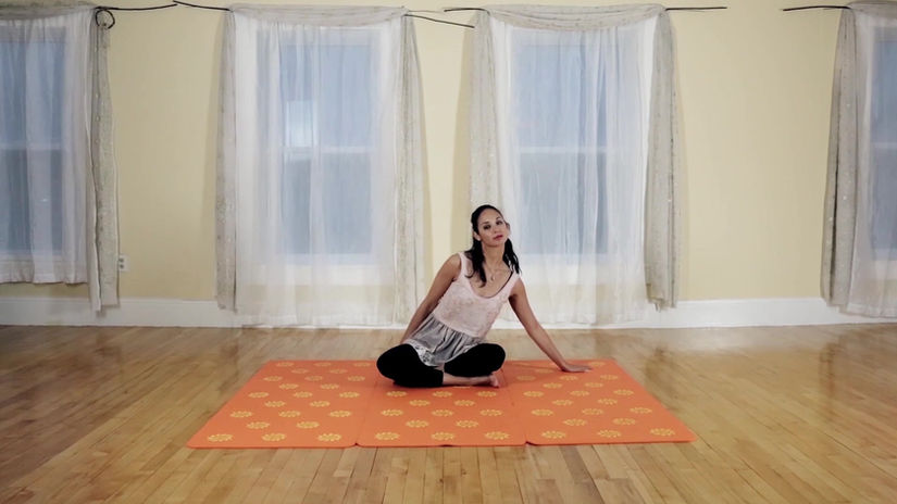 Bright Blue Balloon Magic Carpet Yoga